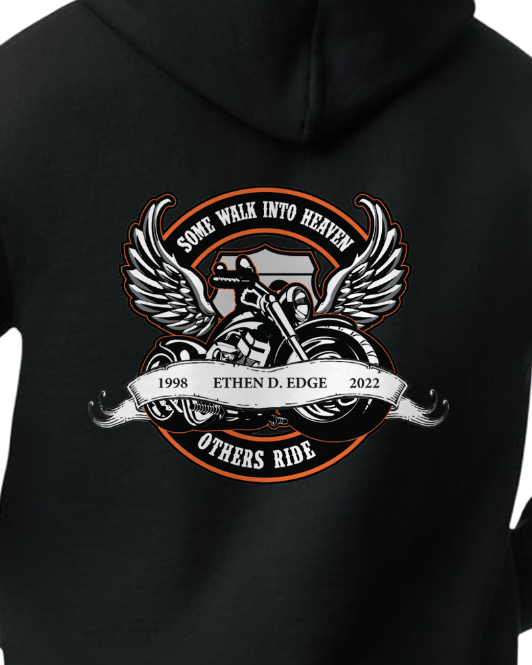 Some Walk Into Heaven Memorial Hoodie