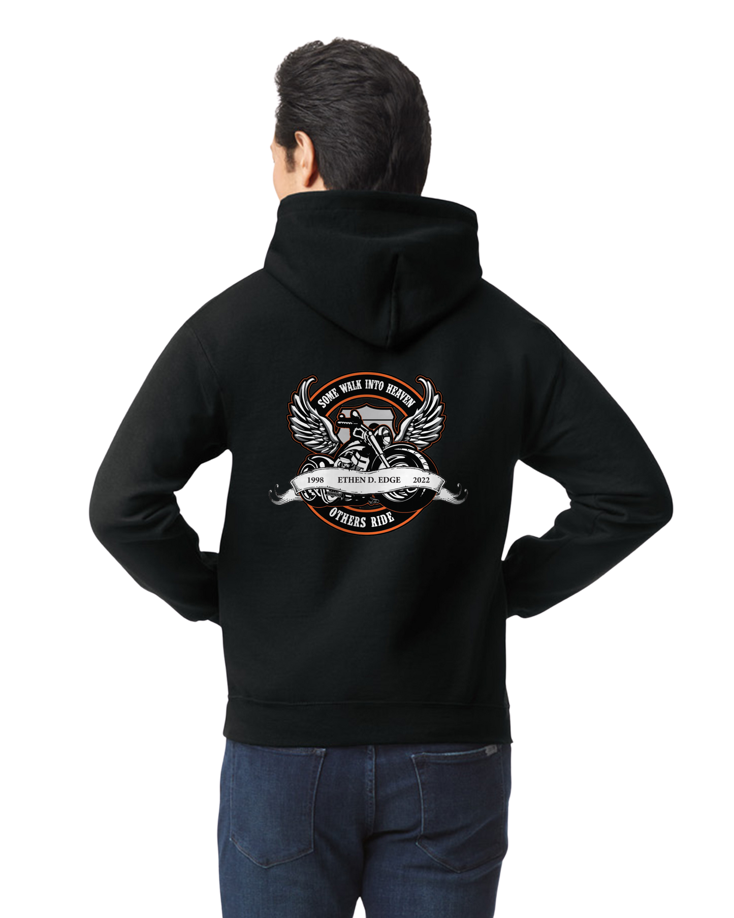Some Walk Into Heaven Memorial Hoodie