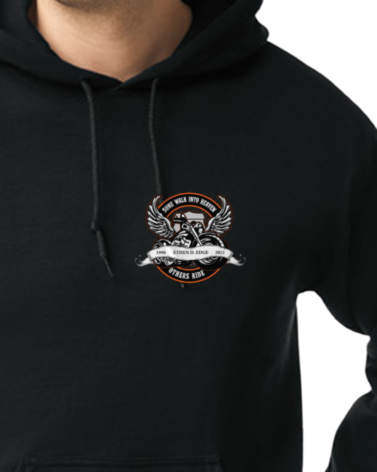 Some Walk Into Heaven Memorial Hoodie